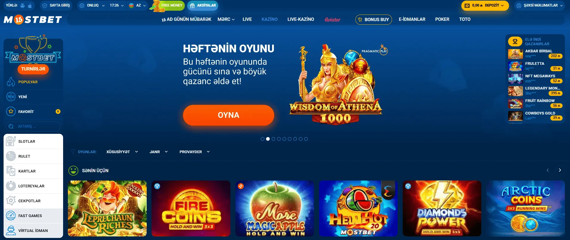 Mostbet casino